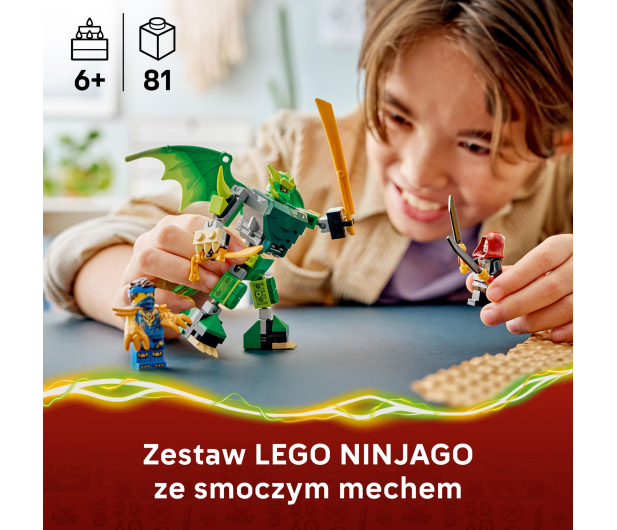 LEGO NINJAGO 71862 Smoczy Mech Lloyda — zestaw bitewny - 1529823 - zdjęcie 4
